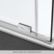 Crosswater Optix 10 Single Sliding Shower Door with Optional Side Panel - Brushed Stainless Steel