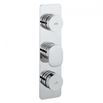 Crosswater Dial Pier Concealed Thermostatic 2 Outlet Shower Valve