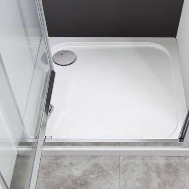 Crosswater 45mm Square Stone Resin Shower Tray