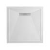 Crosswater 25mm Square Stone Resin Shower Tray & Linear Waste - 900 x 900mm