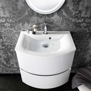 Crosswater Svelte 60 Wall Hung Vanity Unit with Basin