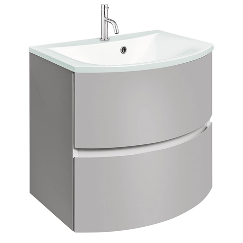 Crosswater Svelte 60 Wall Hung Vanity Unit with Basin
