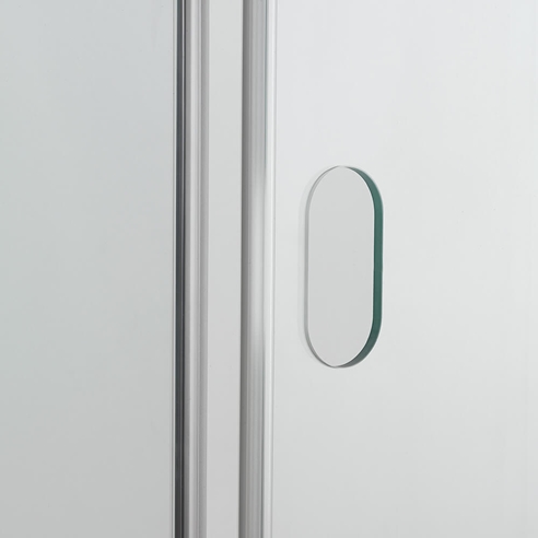 Crosswater Svelte 8mm Easy Clean 2m Tall Single Slider Shower Door & Optional Side Panel