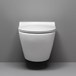 Crosswater Svelte Wall Hung Toilet & Soft Close Seat - 520mm Projection