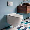 Crosswater Svelte Wall Hung Toilet & Soft Close Seat - 520mm Projection