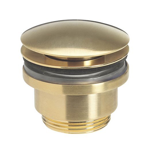 Crosswater Union Universal Basin Click Waste - Brushed Brass