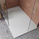 Crosswater Vito 25mm Dolomite Stone Resin Rectangular Shower Tray with Linear Waste Position - 800 x 1000mm