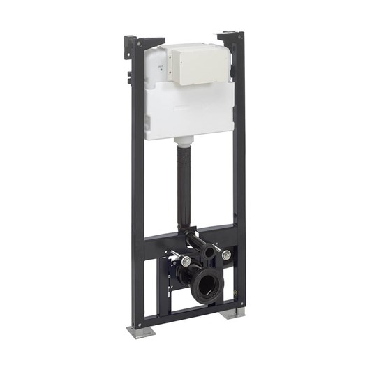 WRAS Approved Crosswater Wall Hung 1120mm Height Support Frame with Dual Flush Cistern