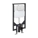 Crosswater Wall Hung Ultra Slim 1140mm Height Support Frame with Dual Flush Cistern