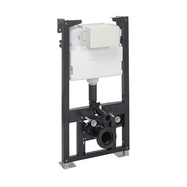 Crosswater Wall Hung 980mm Height Support Frame with Dual Flush Cistern