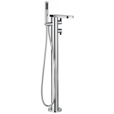 Crosswater Wisp Floor Standing Thermostatic Bath and Shower Mixer Tap with Kit