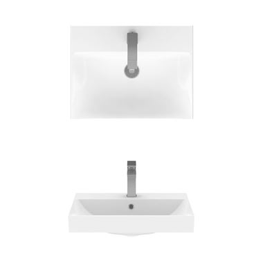 Crosswater Zion Wall Mounted or Countertop Basin - 500, 600 & 700mm