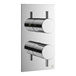 Crosswater MPRO Concealed Thermostatic 2 Outlet Shower Valve - Chrome