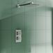 Delilah Concealed Thermostatic Shower Valve & ABS Fixed Shower Head