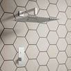 Dominic Concealed Thermostatic Push Button Shower Valve & Fixed Shower Head
