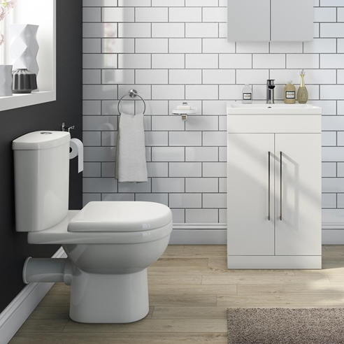 Vellamo Connect Close Coupled Toilet & Soft Close Seat