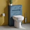 Ava 500mm Back to Wall Toilet Unit - Blue