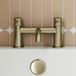 Core Deck Mounted Bath Filler - Brushed Brass