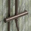 Core Exposed Thermostatic Rigid Riser Shower Kit - Brushed Bronze