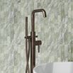 Core Freestanding Bath Shower Mixer Tap - Brushed Bronze