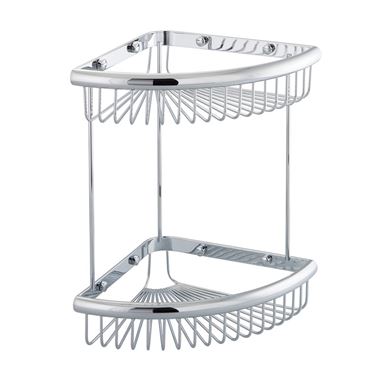 Drench Double Shower Corner Basket