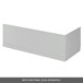 Drench Emily 1800mm Straight Front Bath Panel - Gloss Grey Mist