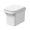 Emily Rimless Compact Wall Hung Toilet & Wrapover Soft Close Seat