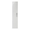Drench Emily Tall Single Door Storage Unit - Gloss Grey Mist