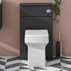 Drench Freddie 500mm Back to Wall Toilet Unit - Matt Graphite Grey