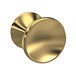 Drench Brushed Brass Indented Round Knob Furniture Handle