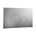 Drench Premium ISO Stainless Steel Flush Plate - Brushed Stainless Steel