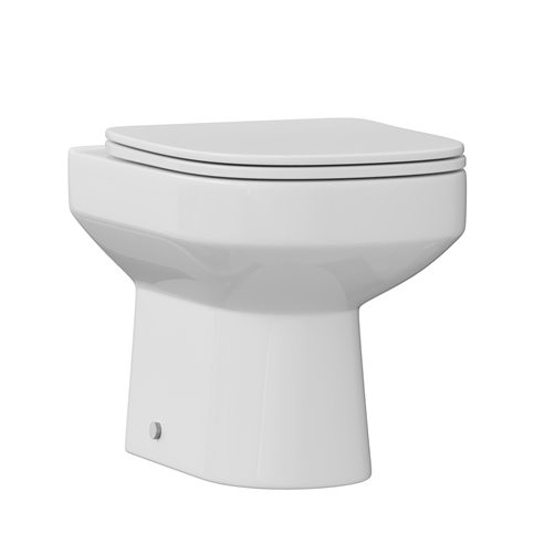 Lorraine Rimless Back To Wall Toilet & Soft Close Seat