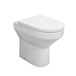 Lorraine Comfort Height Back to Wall Toilet & Soft Close Seat - 495mm Projection
