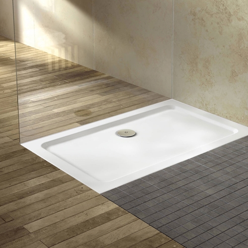 Drench MineralStone Low Profile Rectangular Shower Tray