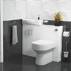 Drench Gloss White Mini Style Toilet Unit