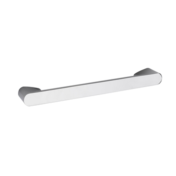 Drench Chrome Rounded Bar Furniture Handle - 160mm Centres