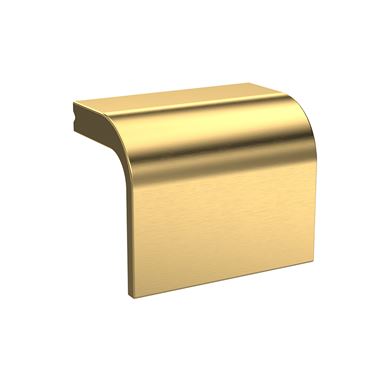 Drench Brushed Brass Square Drop Furniture Handle - 32mm Centres