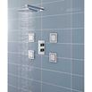 Drench Square Fixed Swivel Shower Head - 200 x 200mm