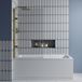 Drench Straight Single Ended Square Bath & Shower Screen