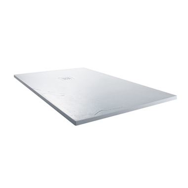 Drench Ultra Thin Rectangular White Stone Shower Tray - 1700 x 900mm