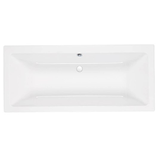 Eastbrook Quantum Duo Carronite Double Ended Bath - 1900 x 900mm