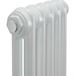 EliteHeat Vertical Designer 2 Column Style White Radiator - 1800 x 384mm
