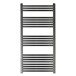 EliteHeat Stainless Steel Ladder Heated Towel Rail 25mm Bars - Brushed Black
