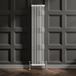 EliteHeat Vertical Designer Column Style White Radiator - 1800mm Tall