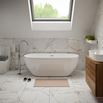 Ellie Acrylic White Freestanding Bath - 1685 x 804mm