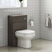 Drench Emily 500mm Back to Wall Toilet Unit - Brown Grey Avola