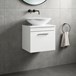 Emily 500mm Wall Mounted 1 Drawer Unit and Countertop