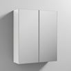 Drench Emily 600mm Mirror Cabinet - Gloss White