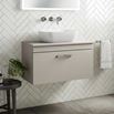 Emily 800mm Wall Mounted 1 Drawer Unit and Countertop