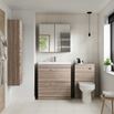 Drench Emily 800mm Mirror Cabinet - Driftwood